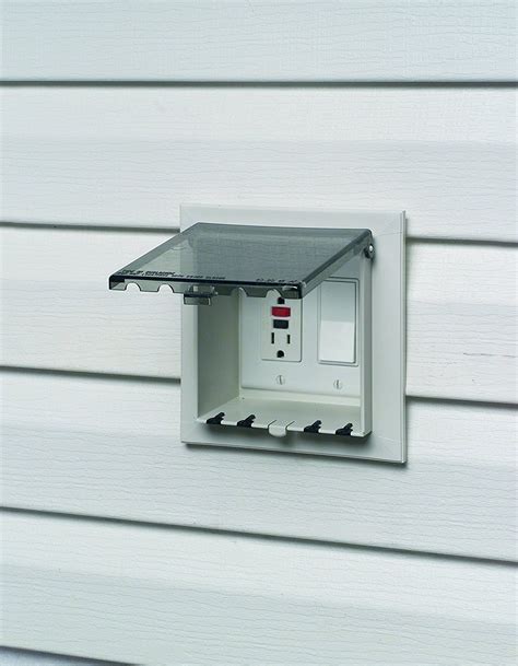 vinyl siding exterior electrical box|vinyl siding electrical outlet boxes.